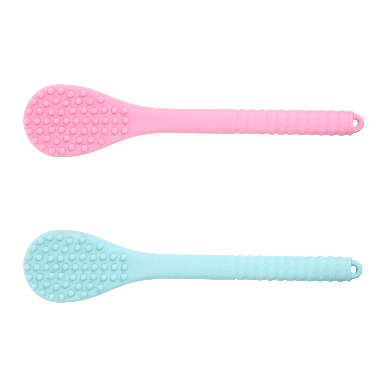 

2Pcs Massage Hammer Slap Board Body Massager Tool Stress Handheld Silicone Durable Safe Material Portable Promote Circulation