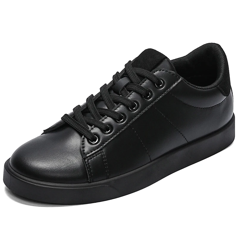 

Leather Men Shoes Sneakers Trend Casual Shoe Breathable Leisure Male Sneakers Non-slip Footwear Men Vulcanized Shoes