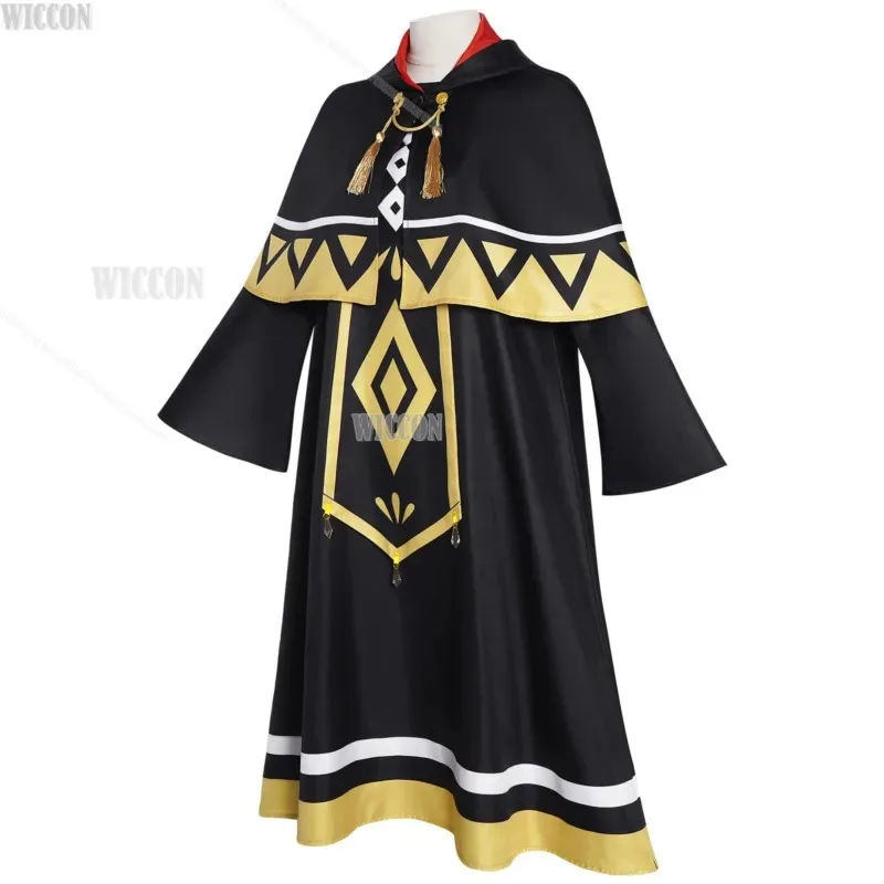 

COSda@Monica Everett Anime Silent Witch Cosplay Clothes Black Cloak Magical Girl Witch Women Dress Comic Con Party Outfit Custom