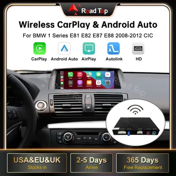 適用於BMW1系E81 E82 E87 E88 CIC(2008-2012)的無線CarPlay,支援Android Auto、Mirror Link、AirPlay、CarPlay和Autolink功能 10 最佳銷售 BMW1系E82 CarPlay - №3