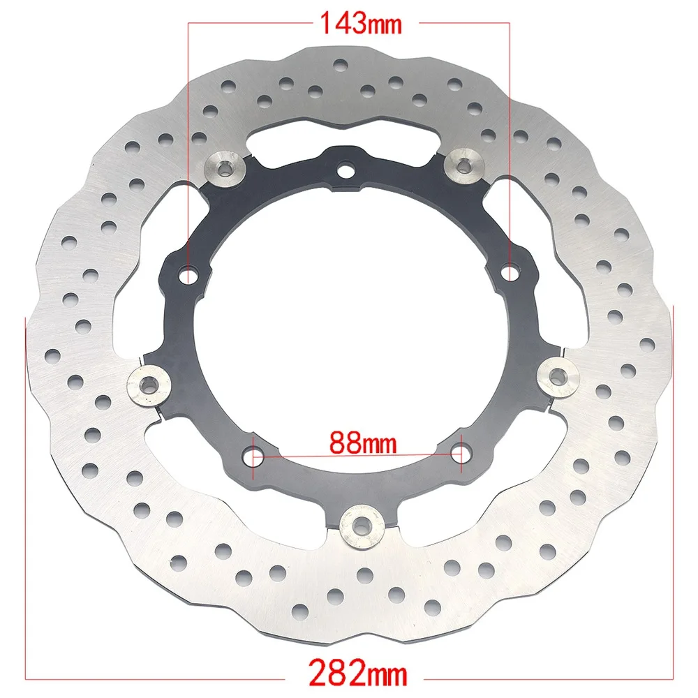 282mm Front Brake Disc Rotors For YAMAHA Tracer 700 MTT 690 2016-2022 XSR 700 ABS 2016-2018 XT 700 Z Tenere 2019-2022