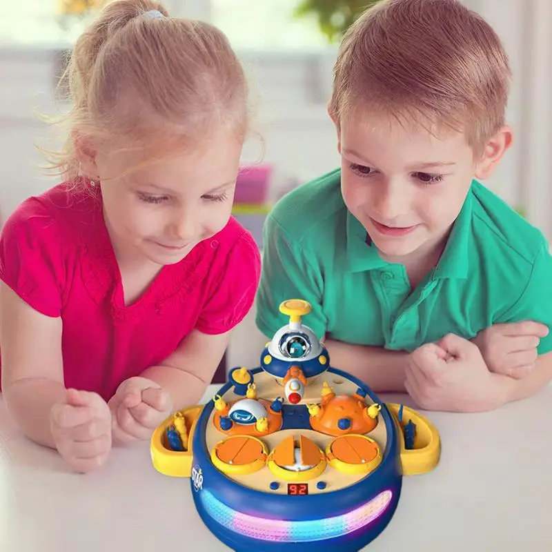 Magnetic Fishing Game For Kids Pounding Toddler Toys Fun Educational Toys With Multi-Player Mode For Toddler Kid