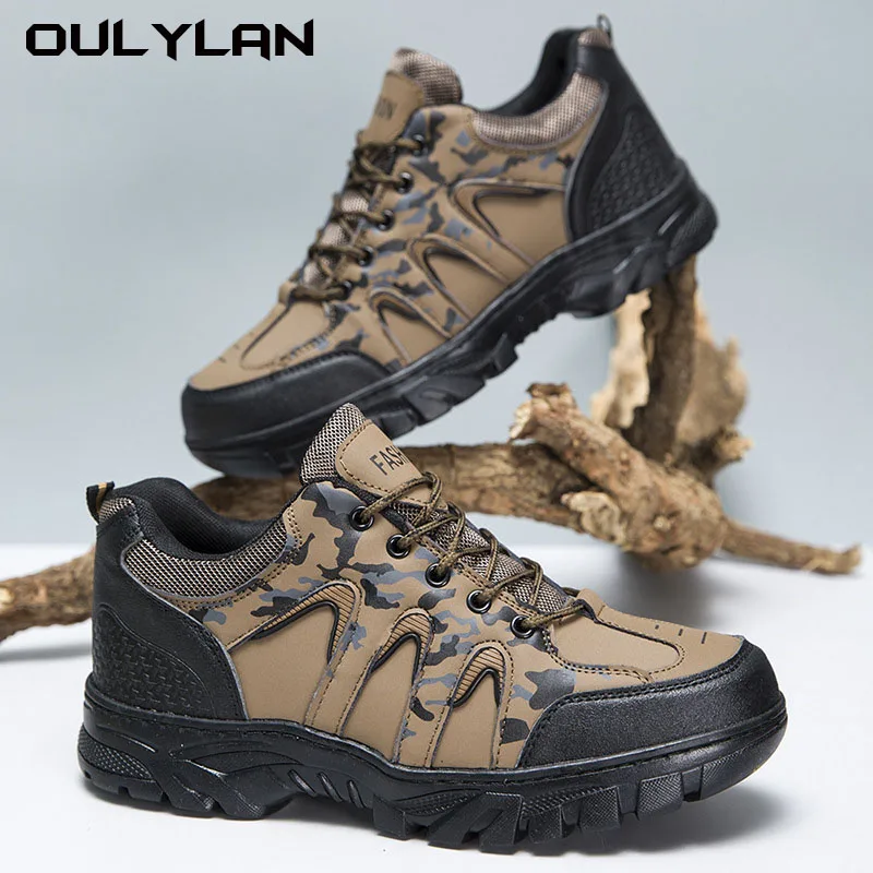 Zapatos de senderismo al aire libre para hombre, zapatillas de Trekking para correr, escalada, caza, senderismo, zapatos transpirables para caminar y acampar