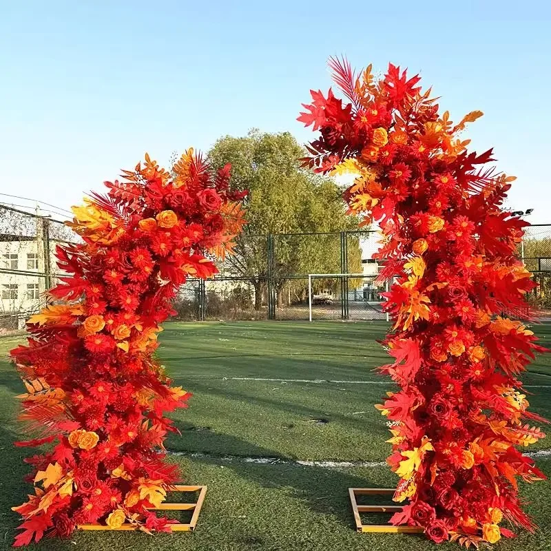 Wedding props wrought iron arch horn door ivory door flower stand decoration outdoor lawn wedding decoration decoration backgrou