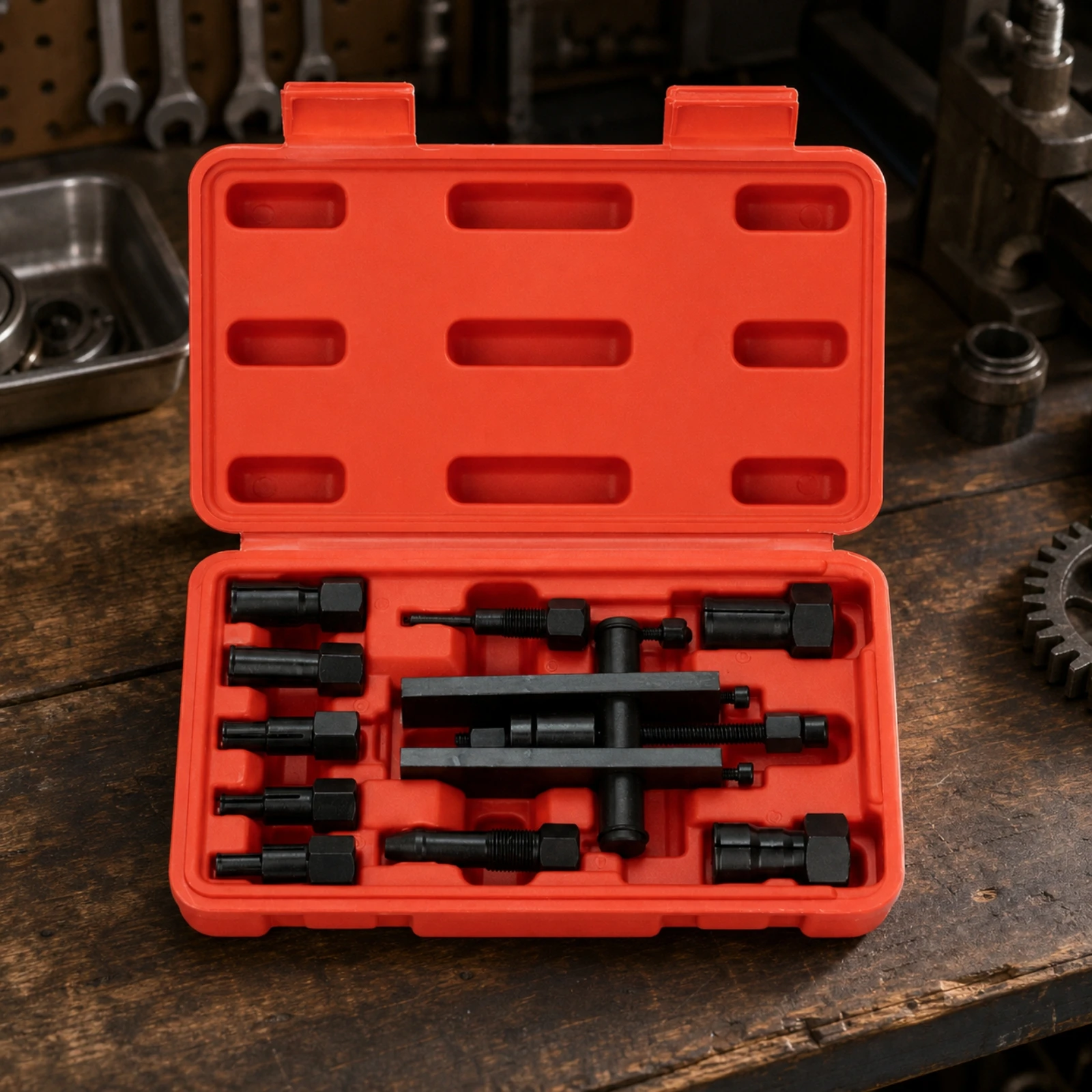 Motorcycle Bearing Puller Corrosion Resistant Deep-Groove Ball Bearing Puller Machine Repair Accessory Adjustable Portable