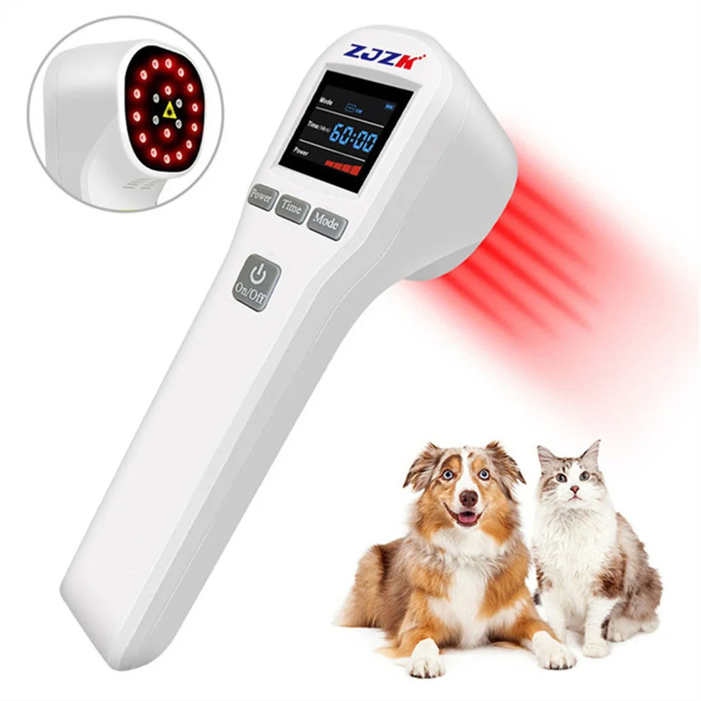 

ZJZK Red Light Class 4 880mW Pain Relief Home Light Device MLS Laser Therapy for Human Pets Physiotherapy Soft Laser Arthritis