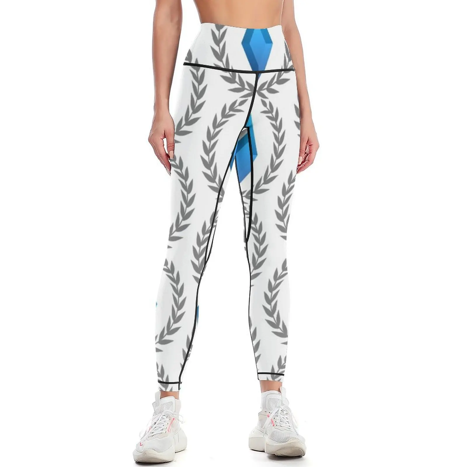 

Crystal Agito Logo Leggings sport set flared Womens Leggings