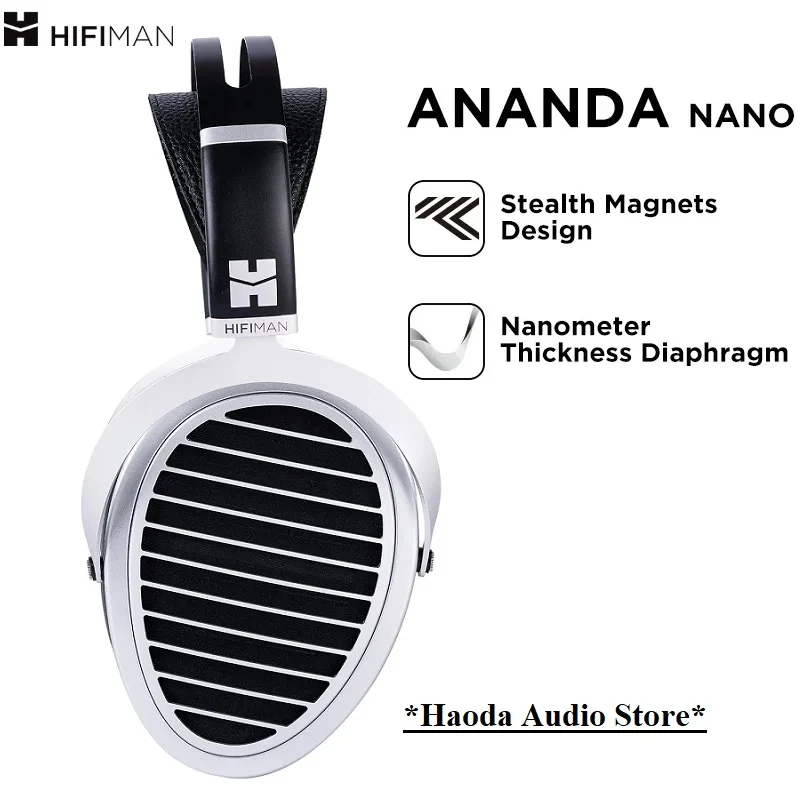 

HIFIMAN ANANDA NANO Open-back Planar Magnetic Hi-Fi Headphones with Nanometer Thickness Diaphragm for Audiophiles