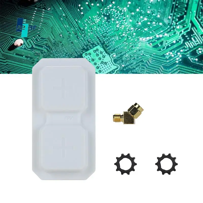 a23f-レンジプラス-2x-58-グラム指向性デュアルユニットアンテナ-lhcp-sma-11dbi-rc-fpv-ドローン部品
