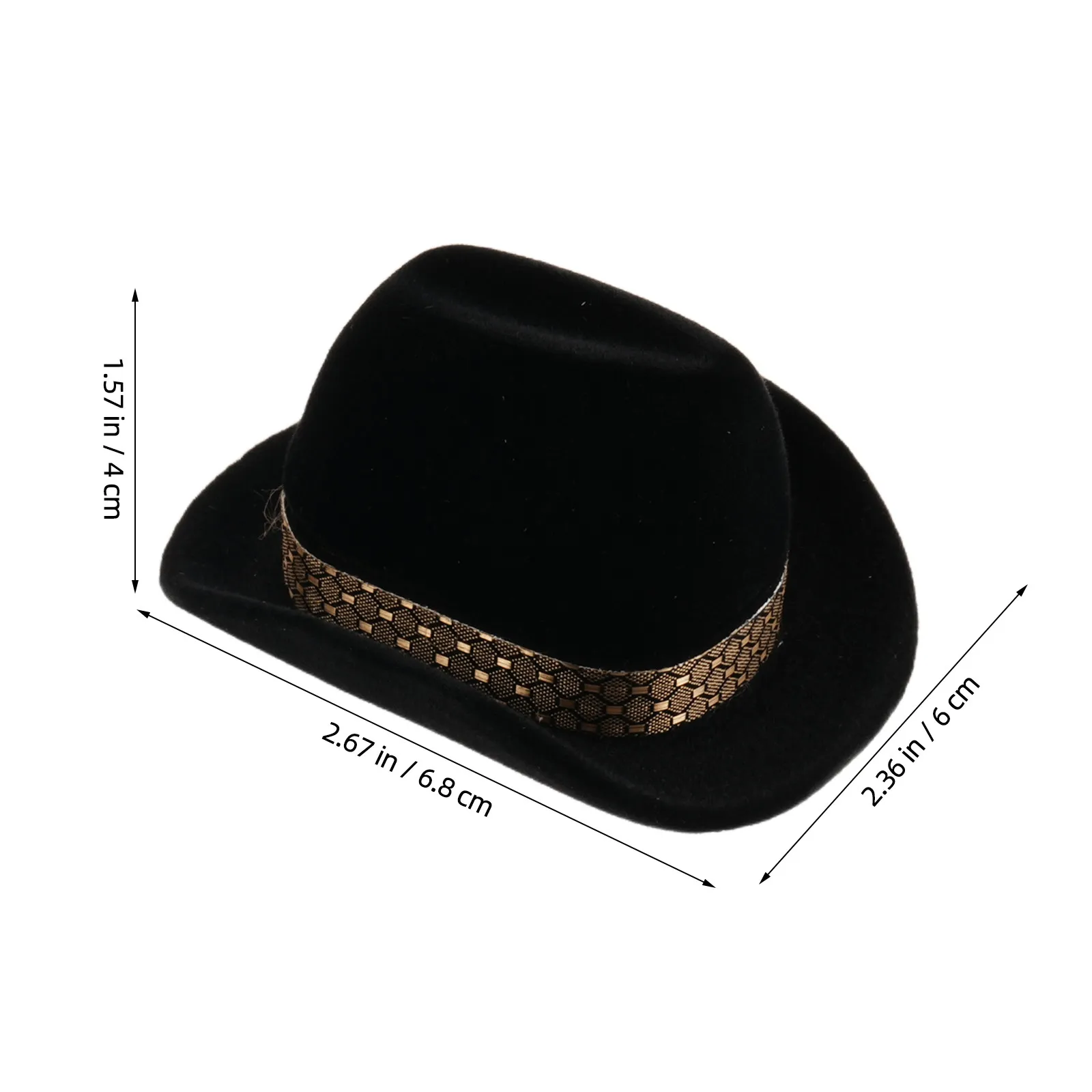 Denim Hat Shaped Jewelry Box Rustic Chic Accessory Holder for Bracelets Pendants Compact Travel Safe Keepsake Container
