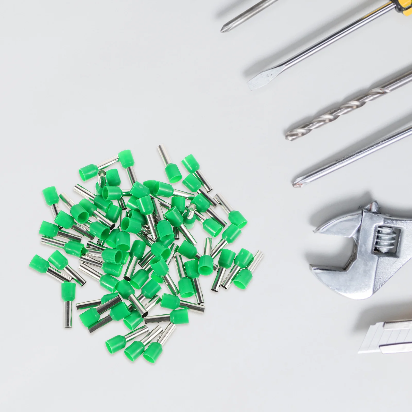 100pcs Tube Cold Press Terminals Waterproof Insulated Connectors For Automotive Wiring Crimp Terminal Assortment