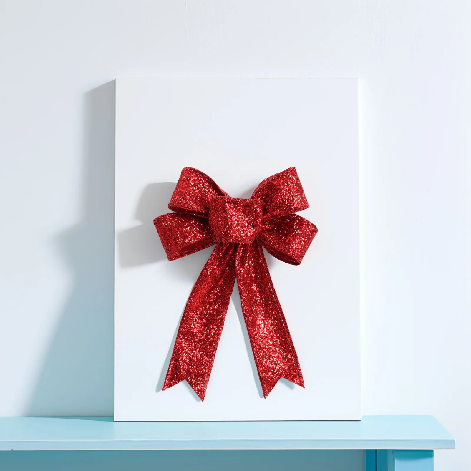 

Christmas Tree nament Bowknot Artificial Decorative Bow for Holiday Party Xmas Tree Wreath Hanger High Quality Winter Festive
