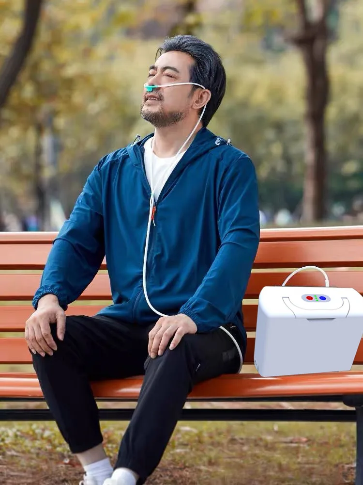 COXTOD 2 Batteries Oxygen Concentrator Portable Oxygen Generator Car Vehicle Power Oxygen Bar