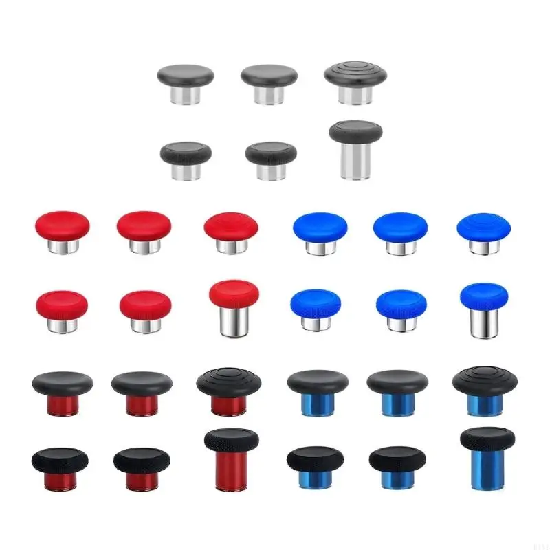 E1YB Thumbsticks Vervanging Analoge Controller Metal Joystick voor één duim knop greep gaming accessoire