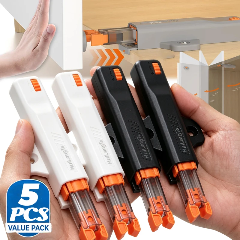 Pressure Push To Open Touch Latch Pull Push Invisible Stop Drawer Door Touch Stop Latch Damper Buffer Push Cabinet Touch Latches