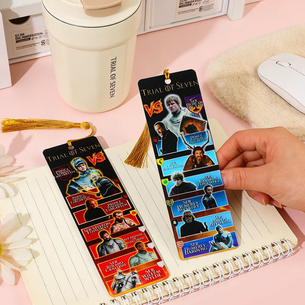 علامة كتاب أكريليك بتصميم فارس - مراجعة Anime Kingdom Merchandise وسعره