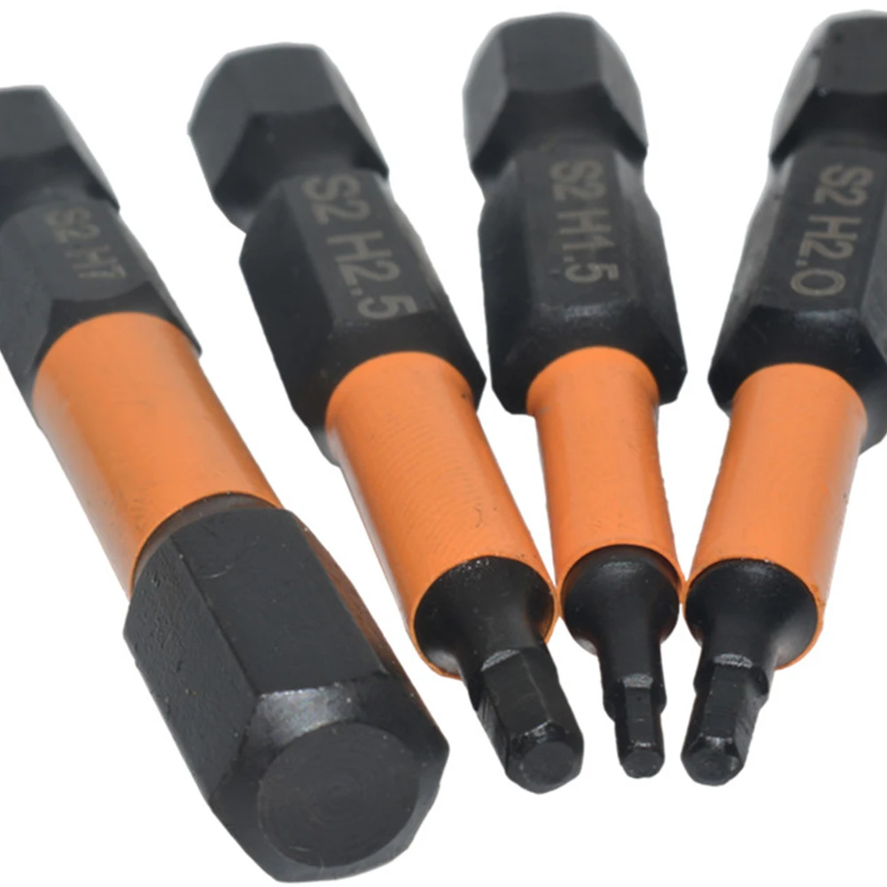 

10/20 Pcs Allen Wrench Drill Bit Set S2 Steel 1/4 Hex-Shank Hex Bit Set 2 In Long Allen Key Drill Bit Set Hex Head Drill Bit Set
