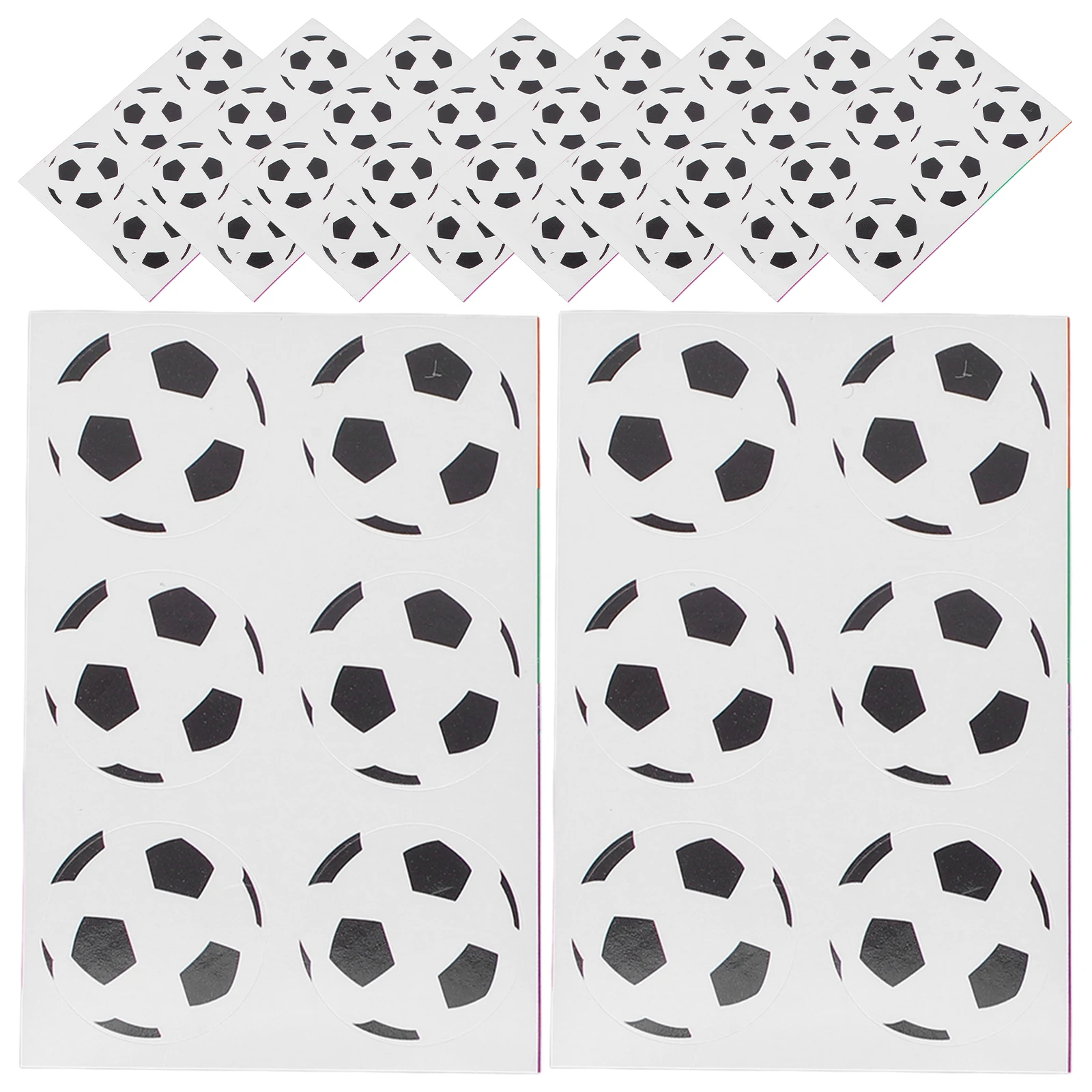 

300pcs Soccer Stickers Football Match Decals Scrapbooking Greeting Cards Diary Self-Adhesive Removable Packaging Sealing