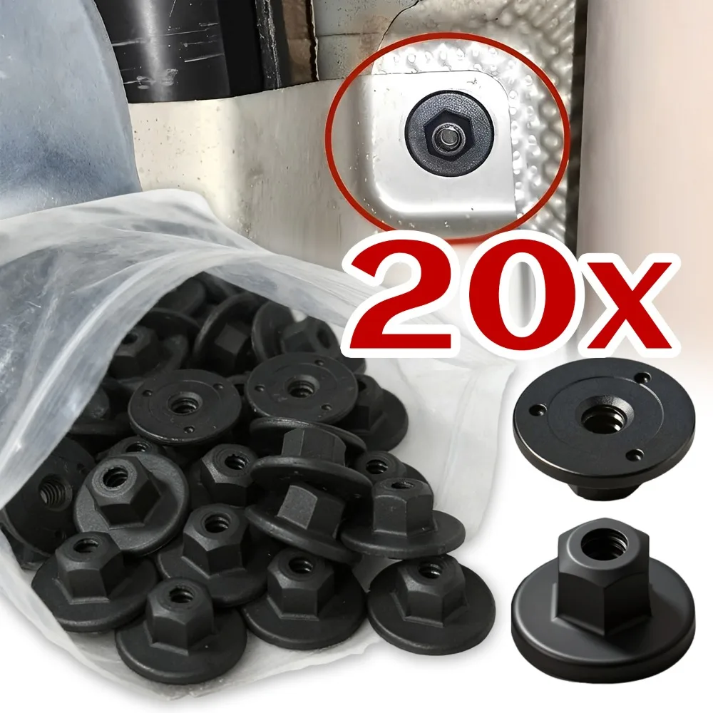 

Car Plastic Chassis Nuts for BMW X3 X5 X6 Auto Fastener Clip Self Tapping Screw Base Grommet Retainer Expansion Holder Black