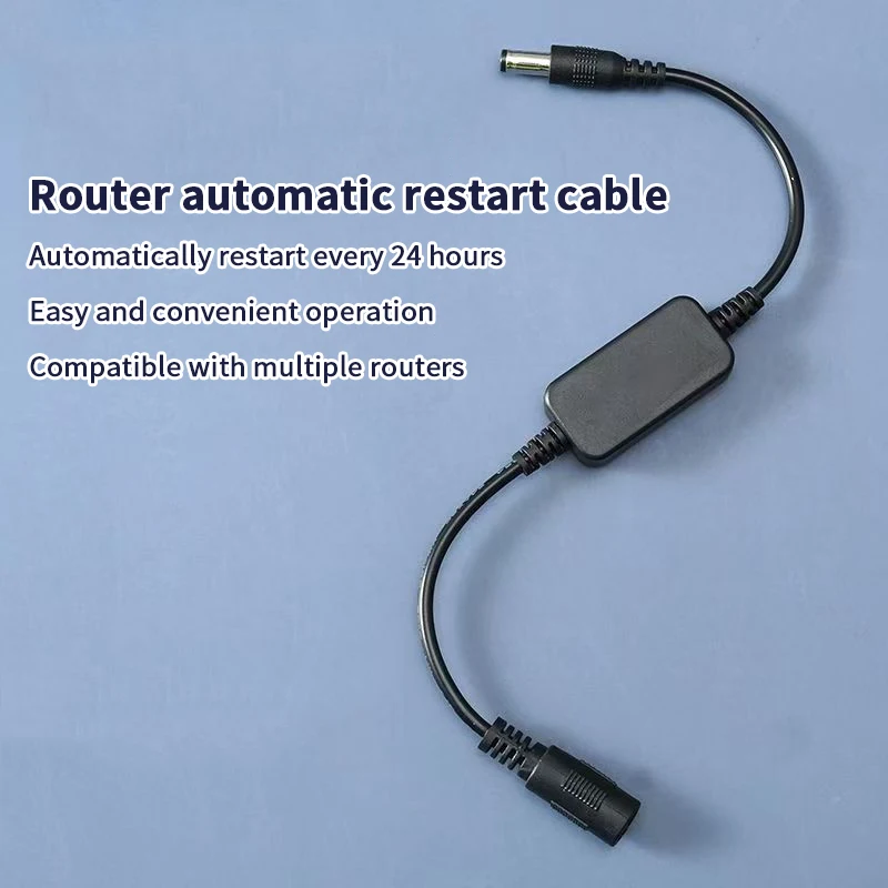 DC 5V-15V Rout-er Rebooter WiFi Reset Router Timing Restart Module Timing 24H Automatic Power Off Reset