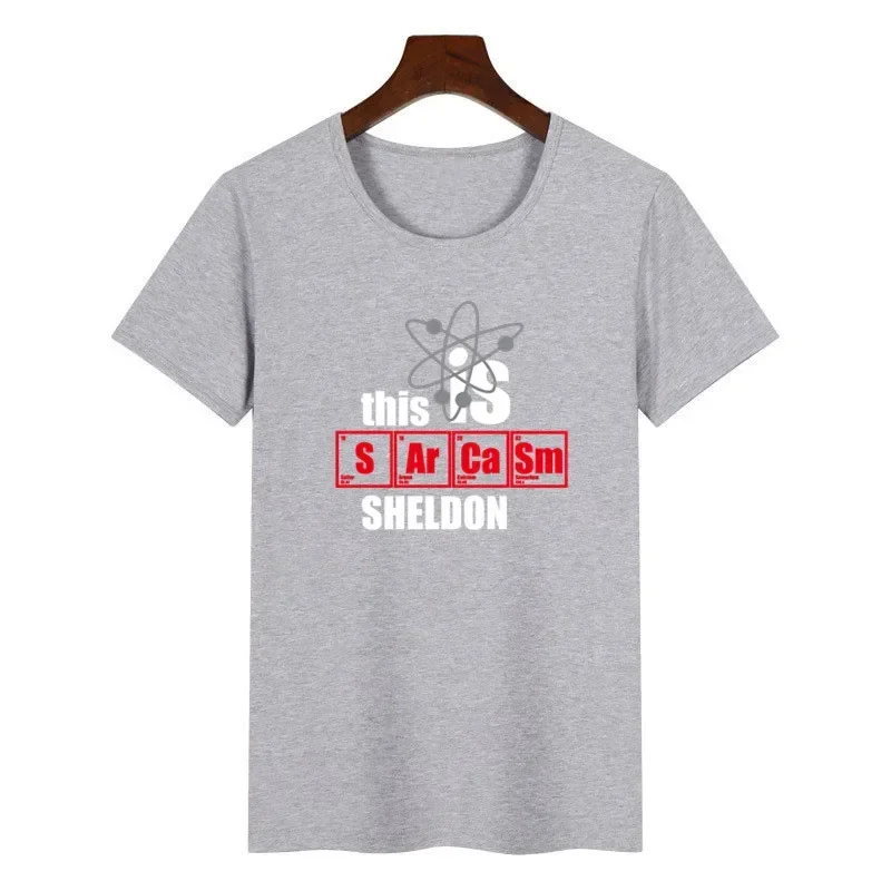 2024 Women The Big Bang Theory Graphic Tee Shirt Femme Funny Harajuku This Is Sheldon T Shirt Korean Tops Streetwear Gift cotton