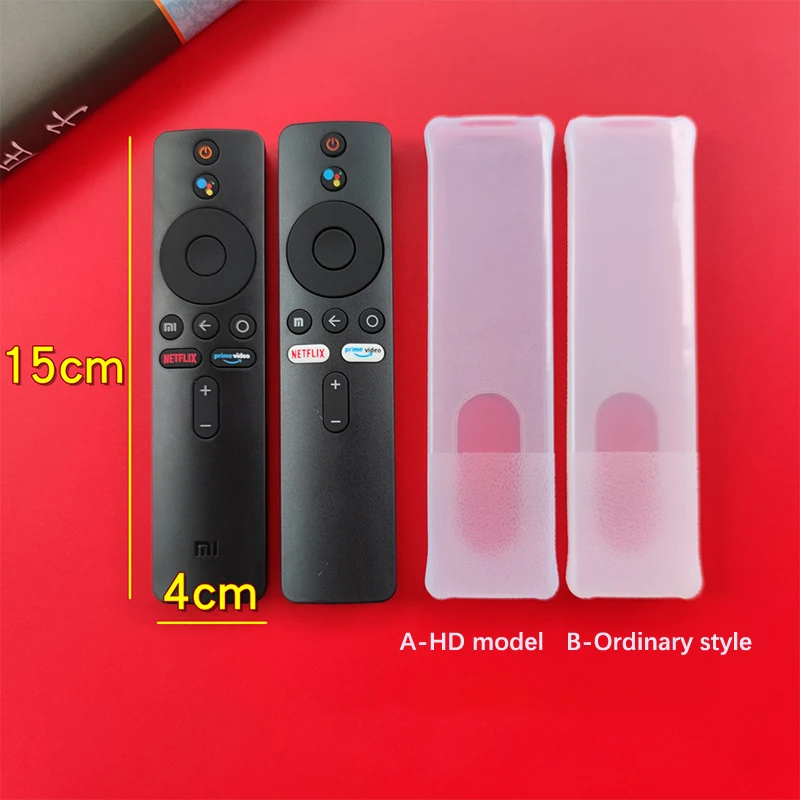 1Pcs Remote Control Cover For Xiaomi Mi TV 4A Transparent Soft Silicone Shock-resistant Wear-resisting Case Dustproof Protector