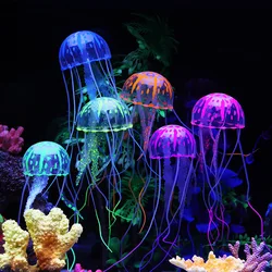 Decoración de acuario con efecto brillante, Mini submarino, suministros para mascotas acuáticas