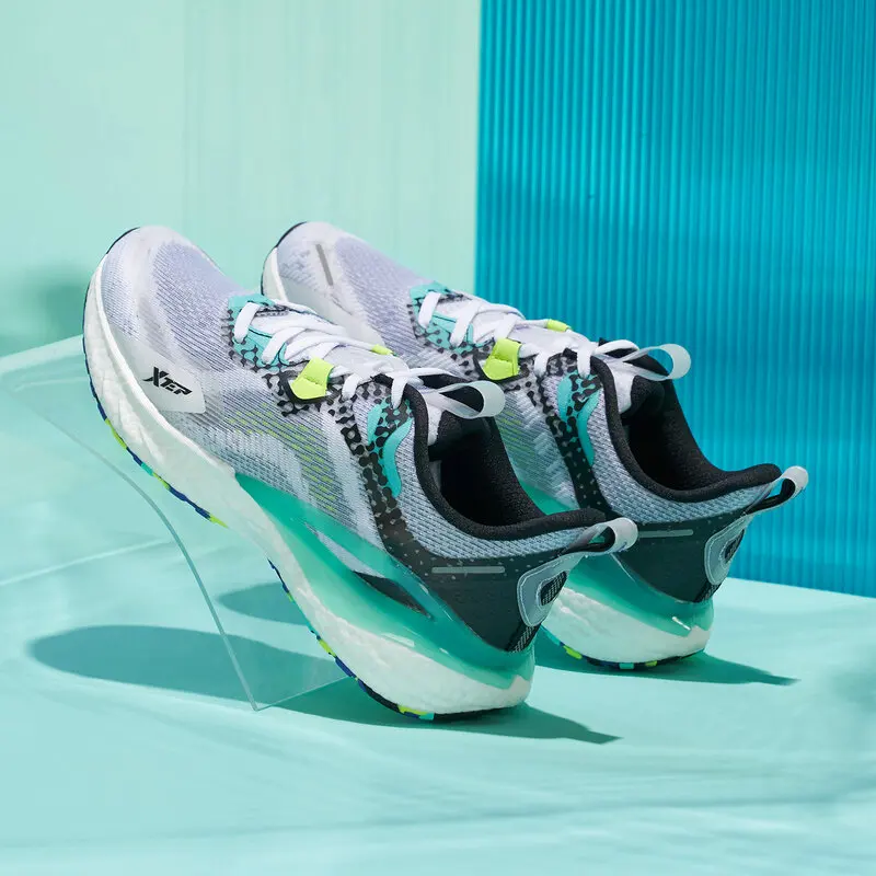 Xtep Dynamic Foam Running Shoes Men Shock Absorbing Lightweight Sports Shoes Wear-Resistant Non-Slip Sneakers 880319110119