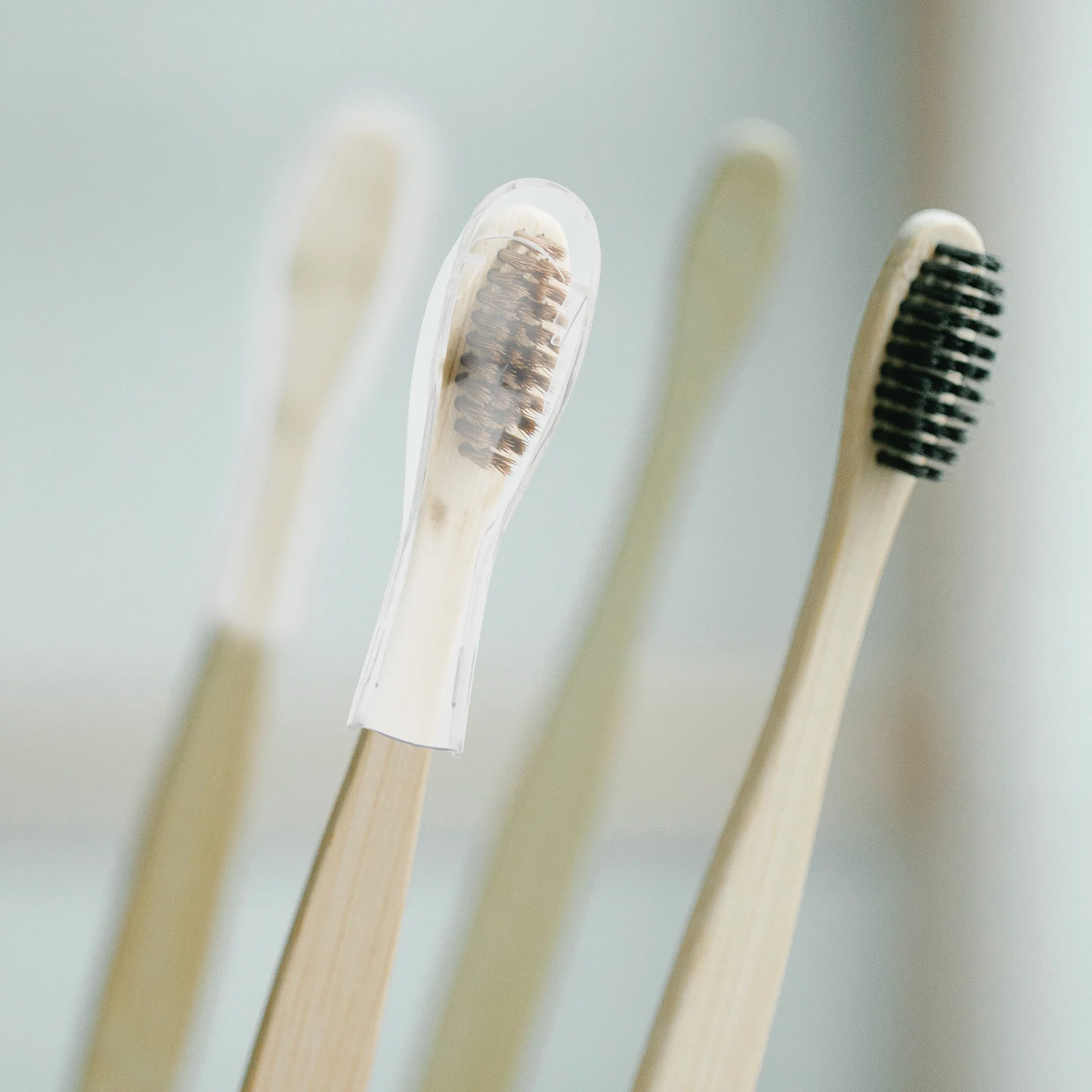 

10Pcs Toothbrush Head Protective Covers Plastic Portable Travel Caps for Electric Brush Heads Durable Clean Toothbrush Cover