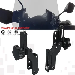 For Suzuki Vstrom DL1000 DL 650 1000 2014 - 2019 2018 V-strom DL650 Motorcycle Windshield Adjusters Support Holder Bracket Kits