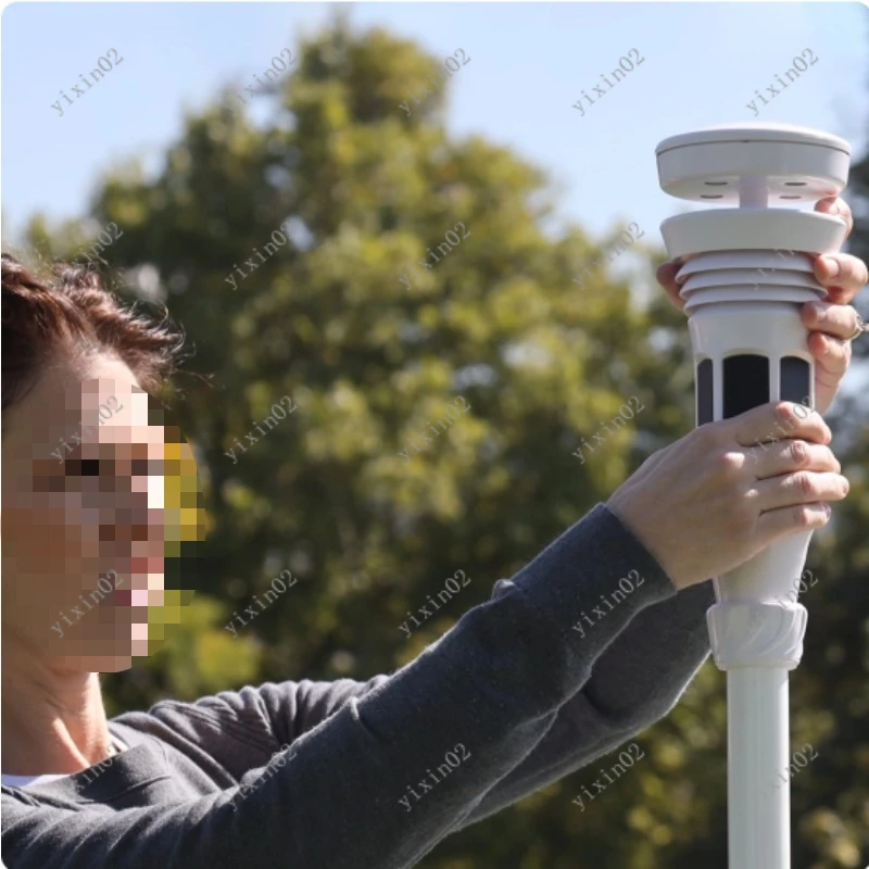 Smart Weather Station Wireless Anemometer Rain Gauge Temp Humidity Sensor Mobile App