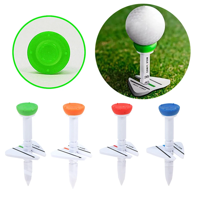 Neues Double Golf Tee Step Down Golfball halter Tee Kunststoff Golf Tee Zubehör