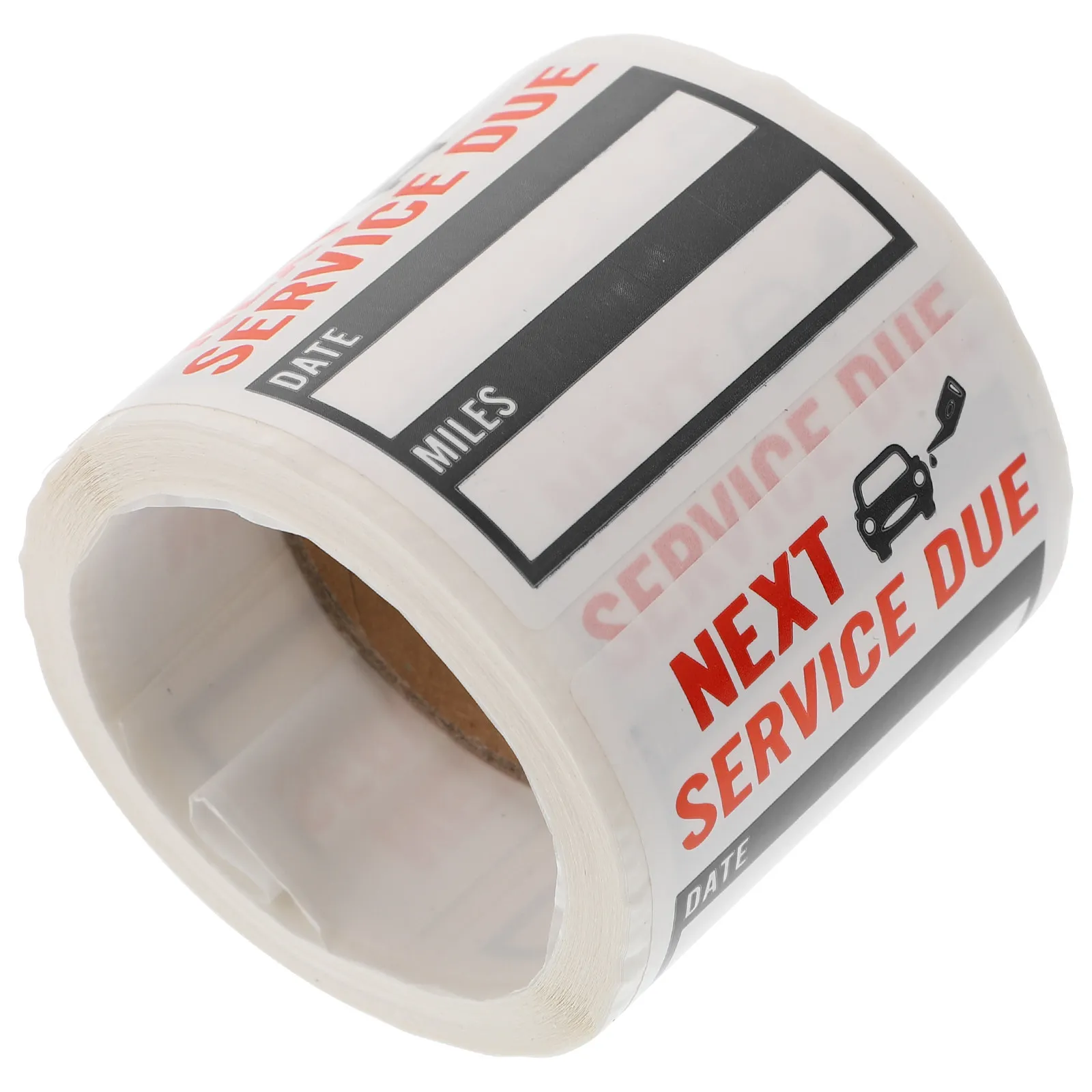 

150 шт. наклеек для техобслуживания с сильной адгезией, рулонные этикетки-напоминания о обслуживании автомобиля, съемные наклейки для замены масла