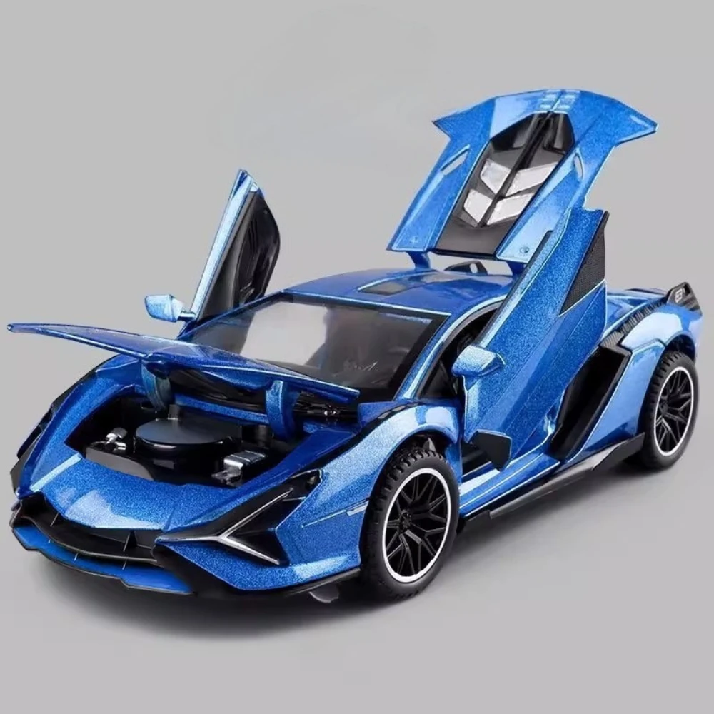 

1/32 Scale Sian FKP37 Car Alloy Toys Metal Diecasts Model Vehicle with Light Sound Function Sport Car for Child Birthday Gifts