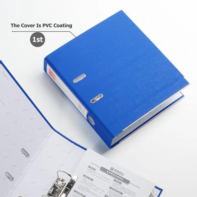 Imagem -04 - Paper Document Organizer Grande Capacidade Ring Binder Lever Arch File Folder Armazenamento de Documentos a4