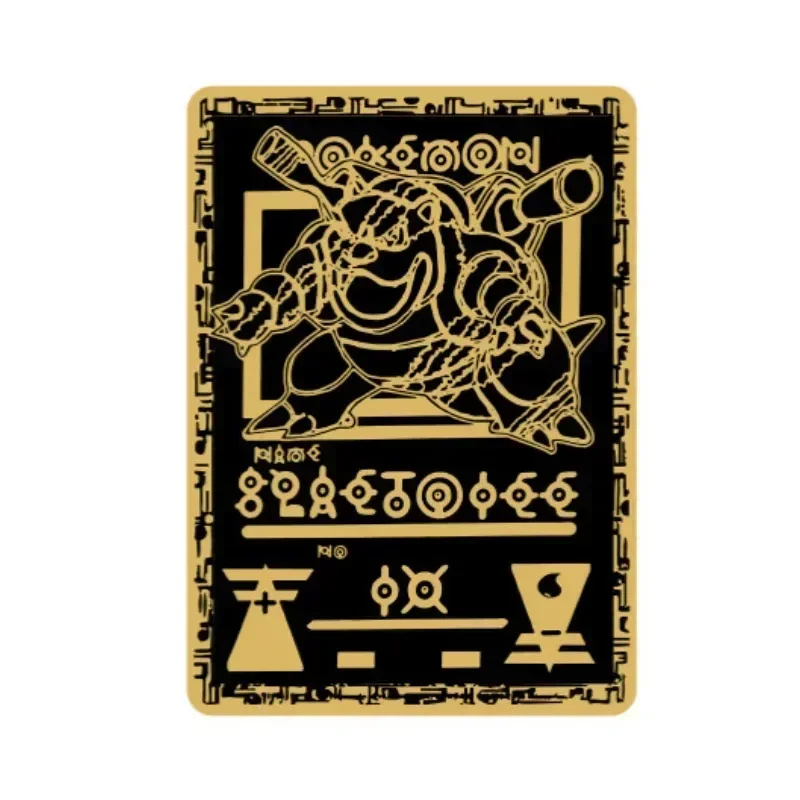 custom black and gold pokemon cards Ancient Lugia Card (Custom Metal Card) Black, Gold 55 Pieces In A Box