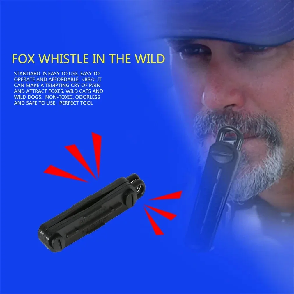 Outdoor Fox Down Fox Blaster Call Black Whistle Predator Hunting Lamping Calling Rabbit Game Caller Animial – Detail 8