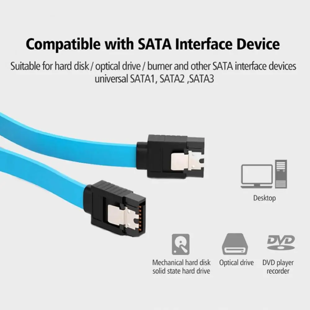 50cm Right Angle Elbow 6Gbps Series ATA SATA 3.0 Data Cable for Hard Disk Drive