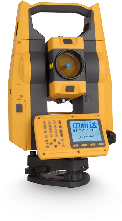 Total Station ZTS-421L10/HTS-521L10 Measuring Instrument, High Brightness Color Screen, Prism Free Measurement of 1000 Meters