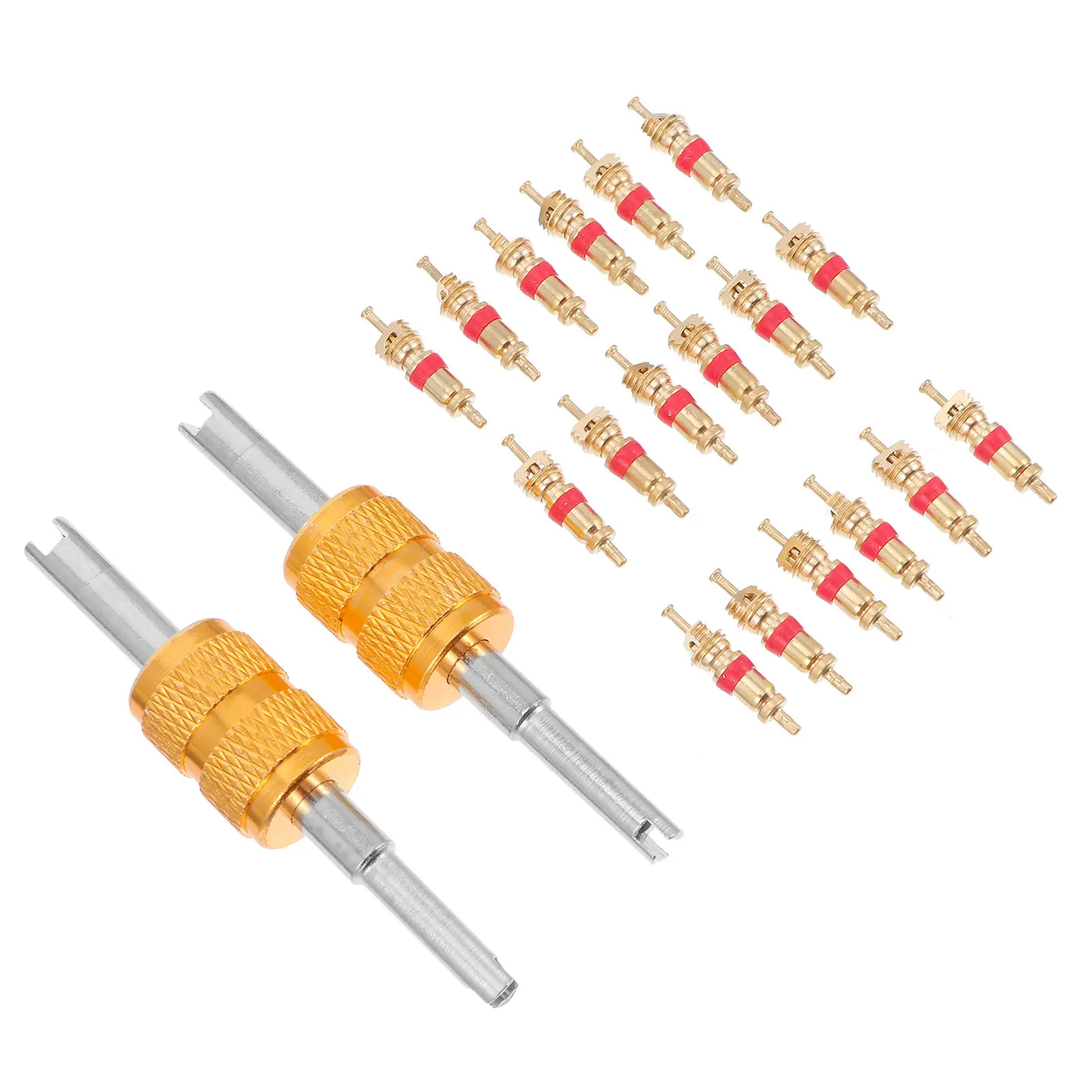 

1Set Core Removal Tool for Tire Valve Adjustment Smooth Finish Quick Install Remover for Auto Motorcycle Repair Spanner Wrench