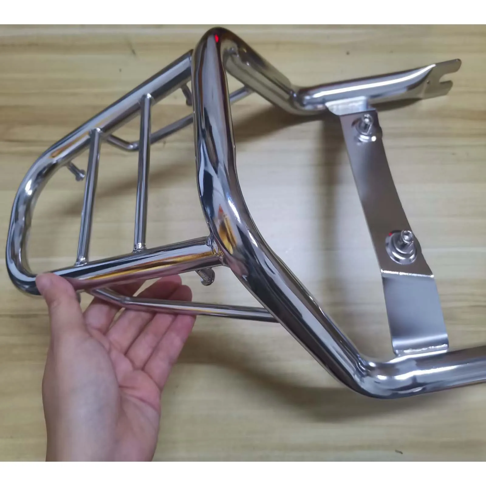 Motorcycle Rear Luggage Rack Moto Chrome Tail Rack Carrier Bracket Kit For Honda Z125 Monkey 125 2018-2022 New Cafe Racer Parts