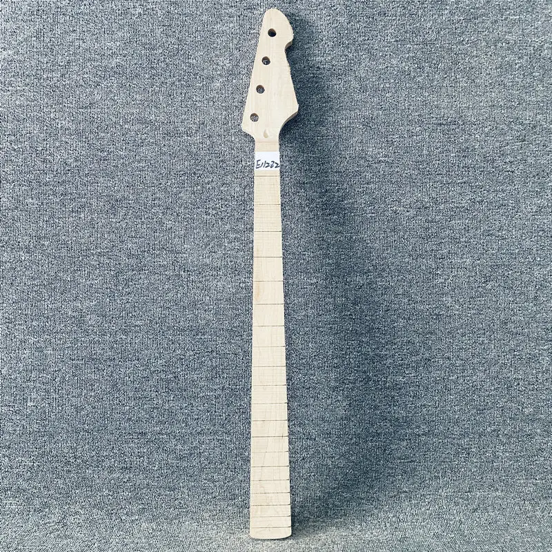 

EN282 Custom Order Unfinished 4 String Electric Bass Neck No Frets No Paints Natural Maple for DIY Replace Damaged