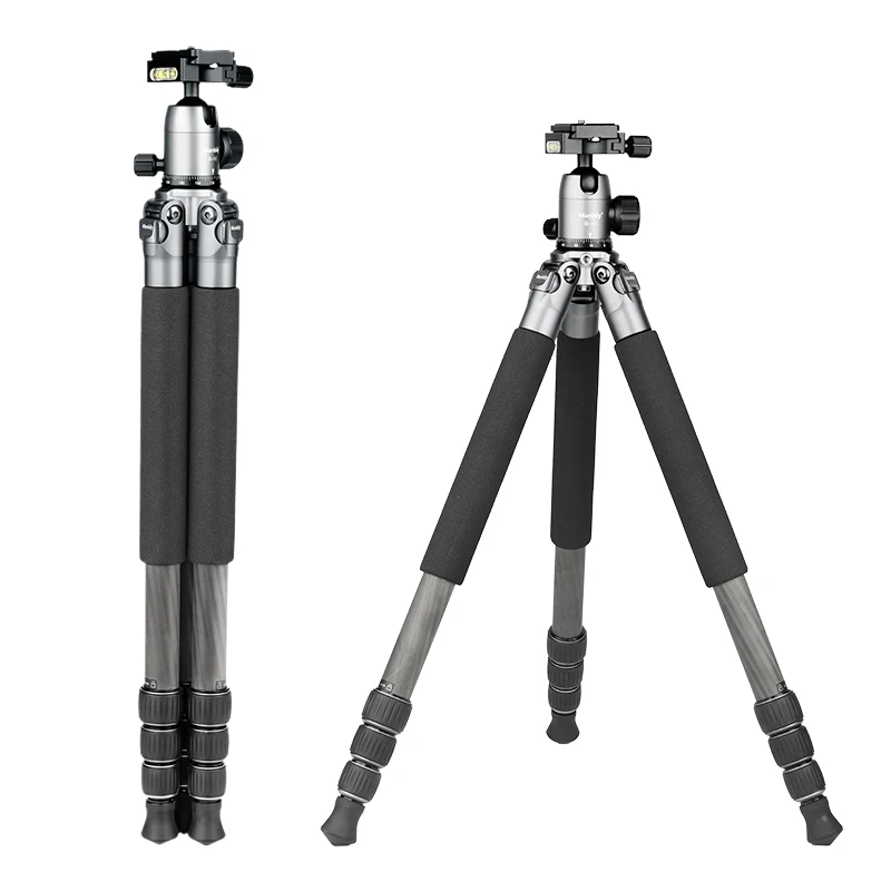 Manbily WZ-254C Carbon Fiber Tripods Photography tripod Lightweight Digital Dslr Camera Stand Tripod