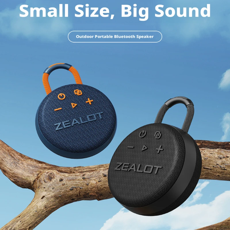 

Портативная Bluetooth-колонка с защитой от воды IPX6, TWS-сопряжением, аккумулятором 1800 мАч, Hi-Fi звуком, беспроводная колонка для кемпинга и душа на открытом воздухе