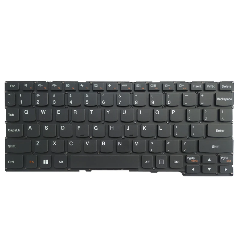 Nuevo para Lenovo Yoga 3 11(11") 300-11IBR 300-11IBY Flex 3 11 teclado para ordenador portátil estadounidense negro