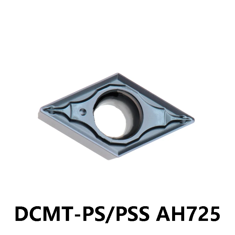 

10 шт. DCMT070204 DCMT11T302 DCMT11T304-PSS DCMT11T308-PS AH725 оригинальные DCMT 070204 карбидные вставки токарные инструменты Токарный Станок