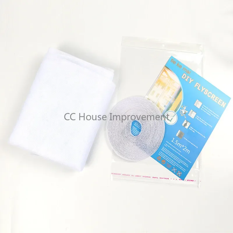 Bedroom Window Mosquito Nets Insect Fly Screen Curtain Indoor Anti Mosquito Fly Bug Mesh Mosquito Nets Insect Screen Repair Tape