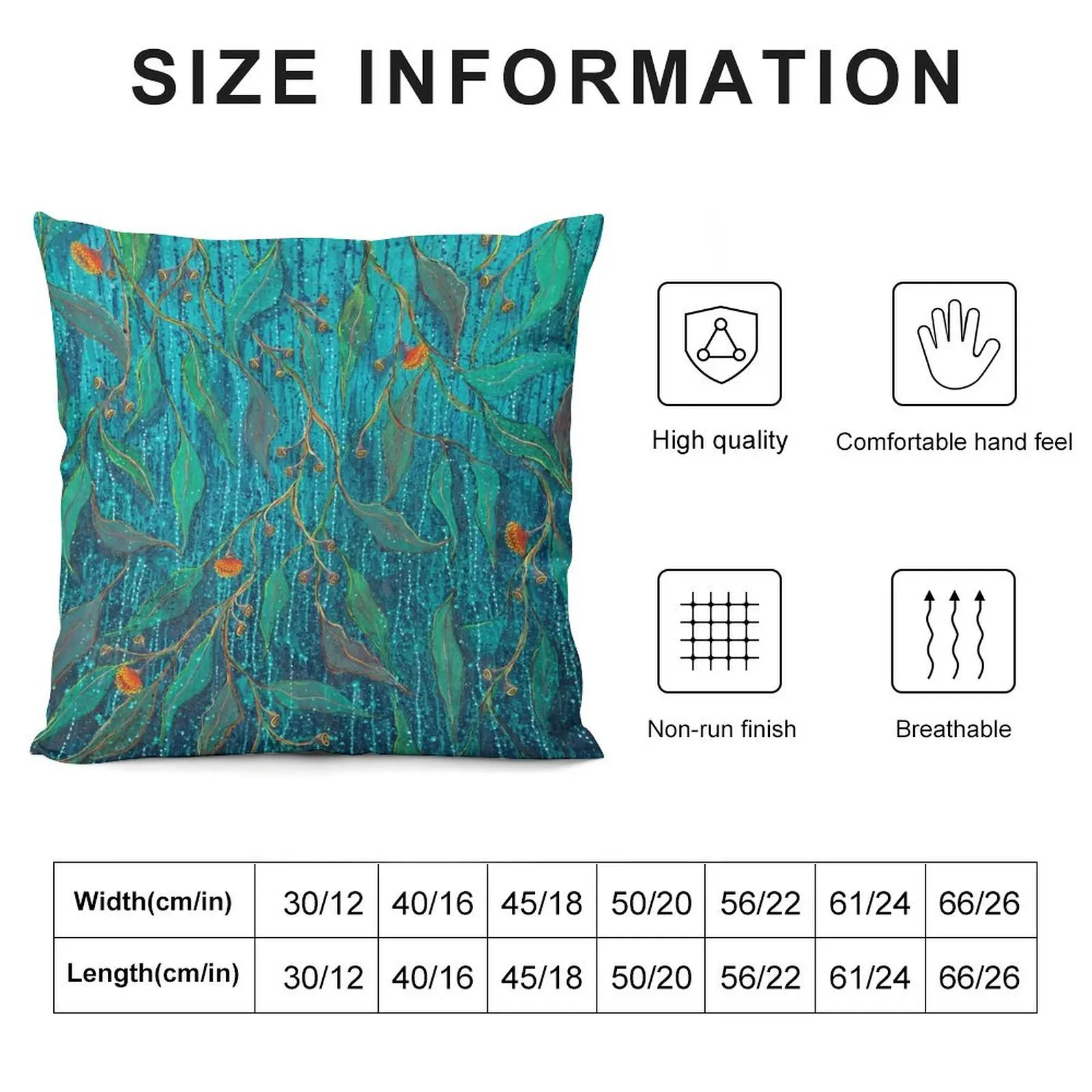 Raindrops on Gumnuts Throw Pillow Luxury Pillow Case Sofa Covers For Living Room pillow