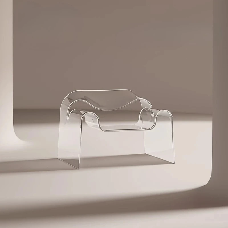 

Imported acrylic lazy sofa chair modern simple designer hotel leisure single chair