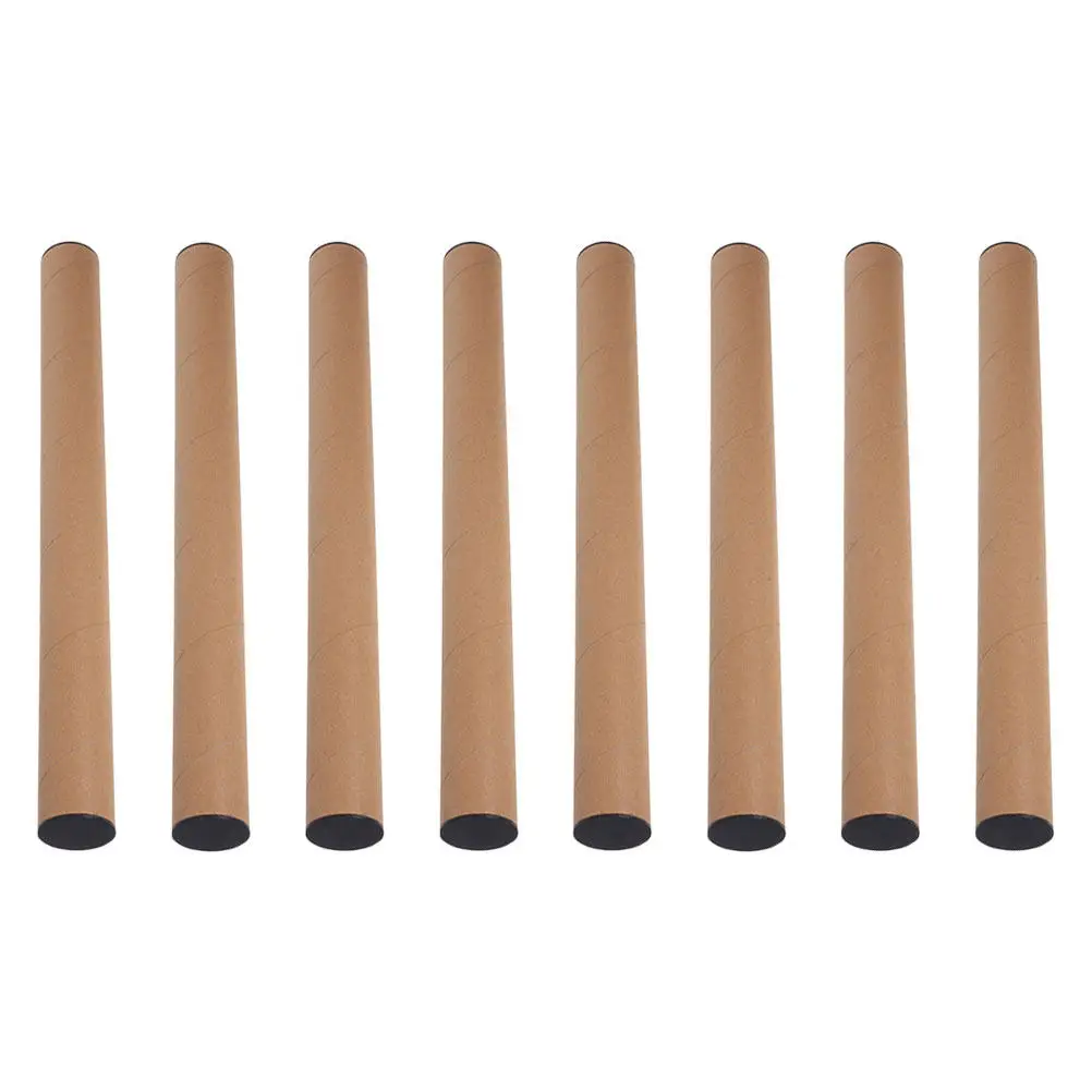 8pcs-postal-tubes-kraft-paper-mailing-tubes-professional-storage-shipping-posters-artwork-documents-plastic-end-caps